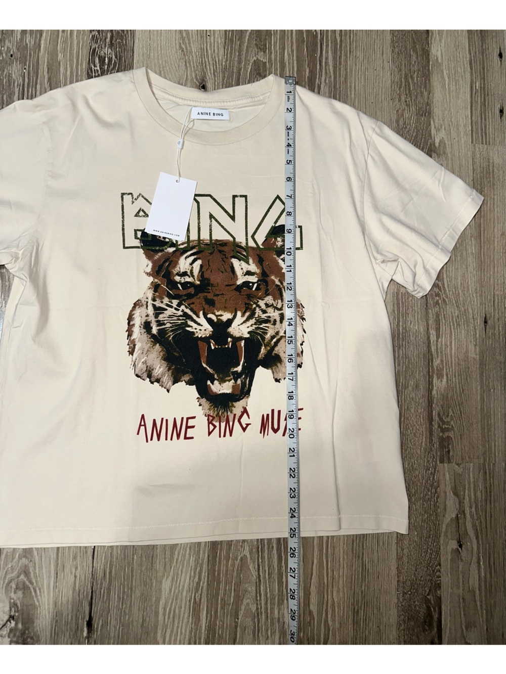 Anine Bing Tiger Tee Medium - Picture 5 of 9